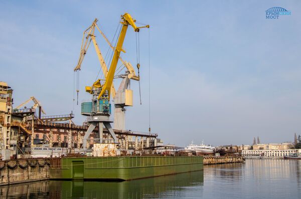Севморзавод выполняет заказ для строительства моста через Керченский пролив Севморзавод выполняет заказ для строительства моста через Керченский пролив