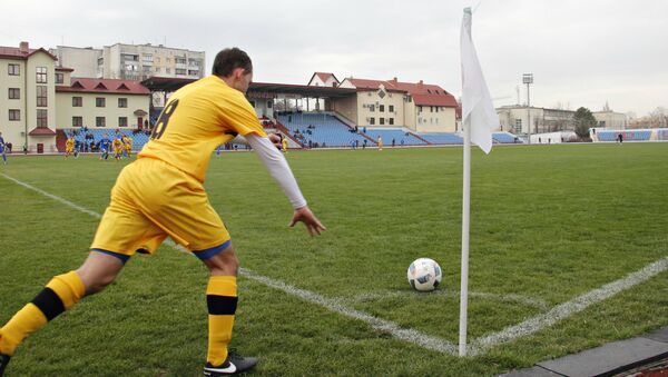 В Симферополе прошел первый матч турнира по футболу Крымская весна