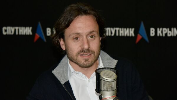 Директор Международного детского центра Артек Алексей Каспржак в студии радио Спутник в Крыму