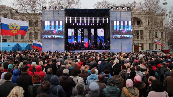 В Севастополе прошел концерт в честь годовщины воссоединения Крыма с Россией