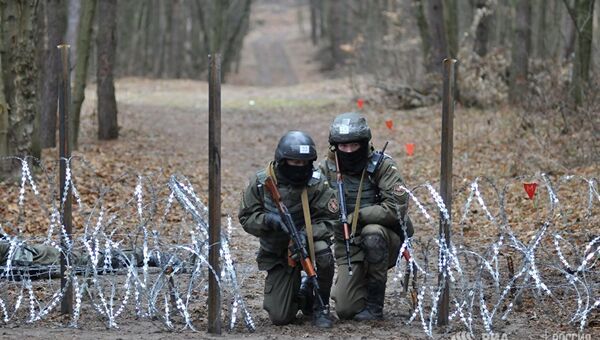 Военнослужащие Нацгвардии Украины во время обучения по методике НАТО