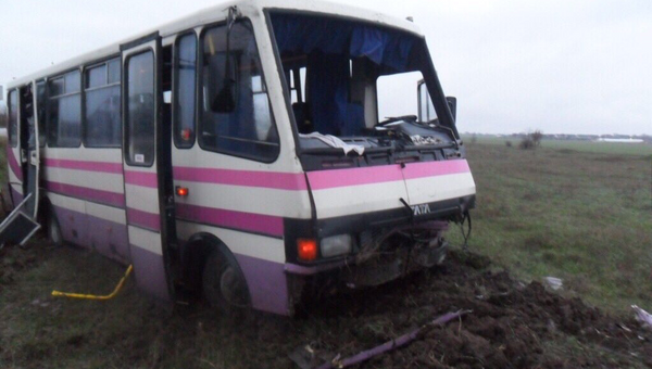 В Крыму произошло ДТП с участием рейсового автобуса