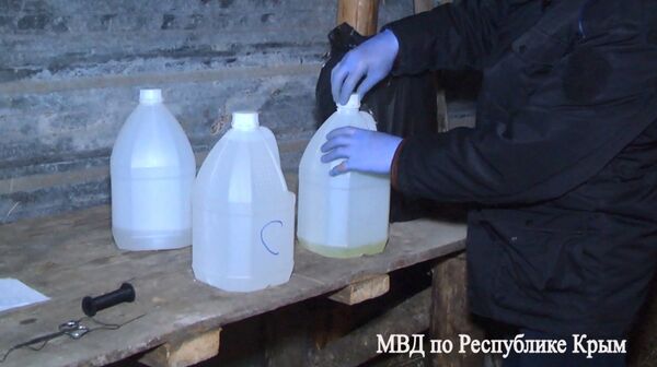 Крымские полицейские разоблачили подпольную нарколабораторию