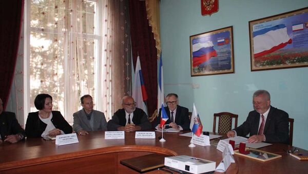 Представители Франции посетили Крымский федеральный университет имени В.И. Вернадского