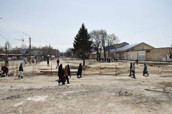 Центральный рынок Симферополя после сноса незаконных торговых объектов