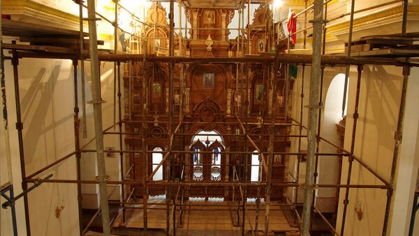 Роспись в Свято-Александро-Невского кафедрального собора в Симферополе