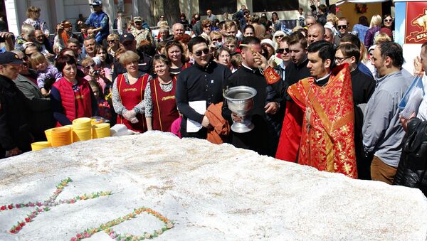 Празднование Пасхи в Симферополе