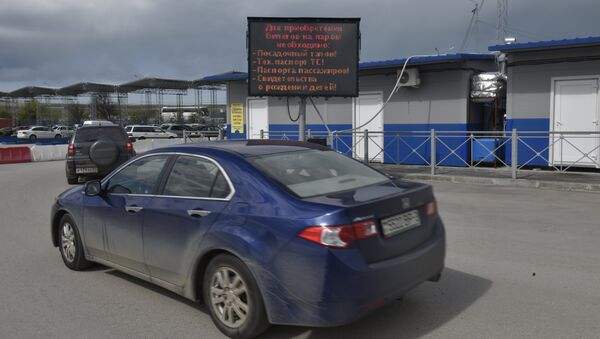 В порту Керчь Керченской паромной переправы открыли новую накопительную площадку для автомобилей