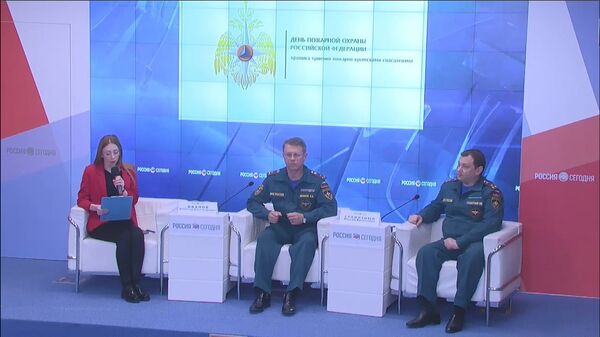 Пресс-конференция, приуроченная ко Дню пожарной охраны Российской Федерации Пресс-конференция, приуроченная ко Дню пожарной охраны Российской Федерации
