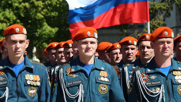 Празднование в Севастополе 368 лет со Дня основания пожарной охраны в России