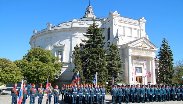 Празднование в Севастополе 368 лет со Дня основания пожарной охраны в России