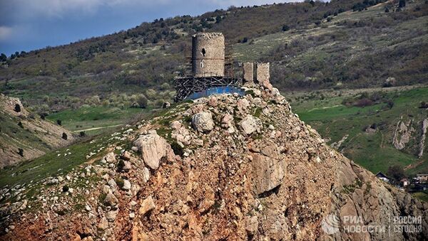 Генуэзская крепость Чембало на территории Балаклавы