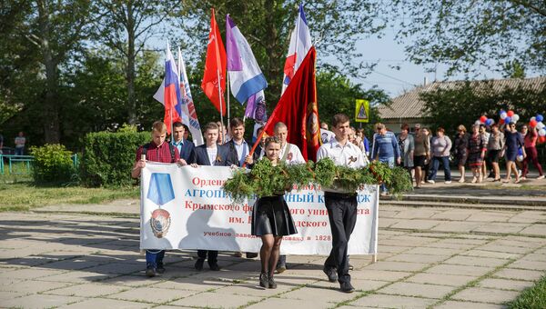 В поселке Маленькое Симферопольского района прошли мероприятия, посвященные годовщине Победы в Великой Отечественной войне
