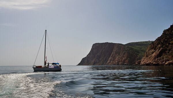 Мыс Фиолент на Гераклейском полуострове на юго-западном побережье Крыма, в Балаклавском районе Севастополя