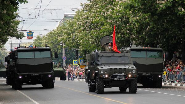 Военный парад в Симферополе