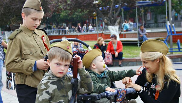 В Симферополе проходит праздничный концерт, посвященный Дню Победы