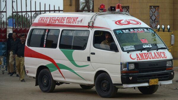 Карета скорой помощи в Пакистане. Архивное фото