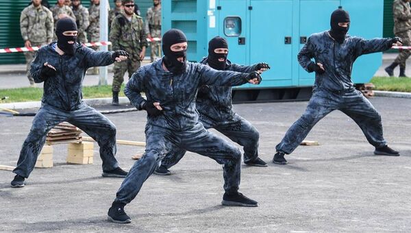 Международный учебный центр сил специального назначения в Гудермесе (Чечня)
