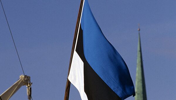 Государственный флаг Эстонии. Архивное фото