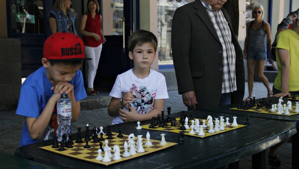 Соревнования по шахматам, организованные в рамках празднования Дня города Симферополя
