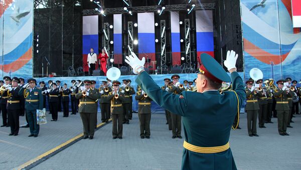 В Севастополе прошел международный фестиваль военных оркестров