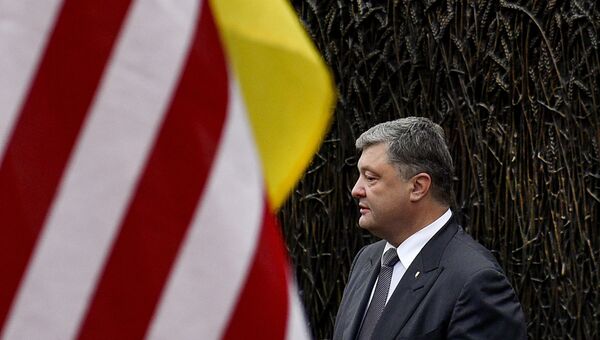 Визит президента Украины П. Порошенко в США. Архивное фото
