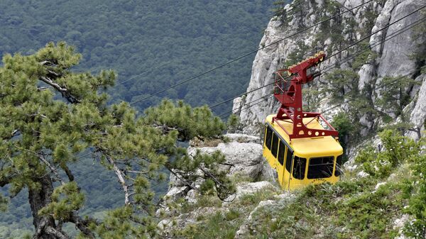 Канатная дорога на гору Ай-Петри. Архивное фото