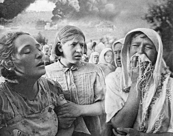 Великая Отечественная война 1941-1945 гг. 23 июня 1941 года в Киеве. Район Грушки