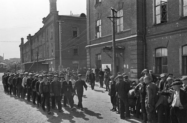 Мобилизация. Новобранцы. Москва, 23 июня 1941 года