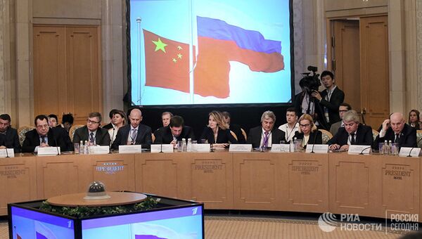 На третьем форуме СМИ России и Китая в Москве. 4 июля 2017 года