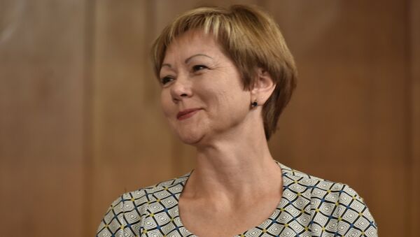 Марина Горбатюк  на заседании сессии Госсовета РК. 7 июля 2017