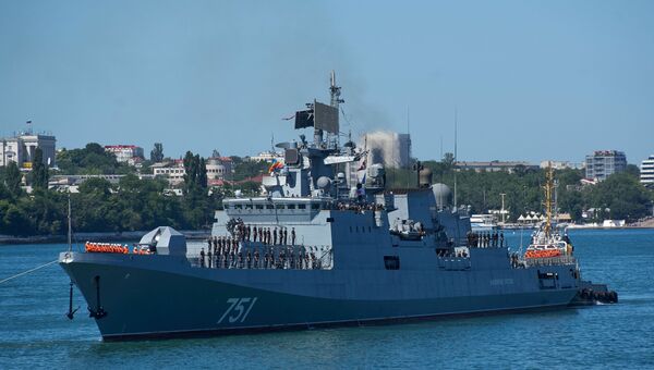 Новый фрегат Черноморского флота Адмирал Эссен. Архивное фото