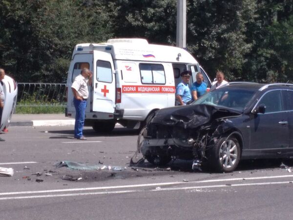 ДТП на Ялтинской трассе, в районе села Лозовое ДТП на Ялтинской трассе, в районе села Лозовое