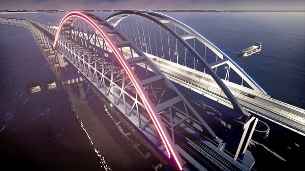 3D-визуализации моста через Керченский пролив 3D-визуализации моста через Керченский пролив