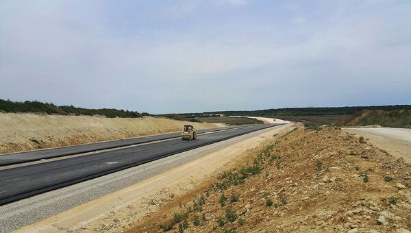 Строительство дороги Дубки-Левадки, которая станет частью объездной Симферополя