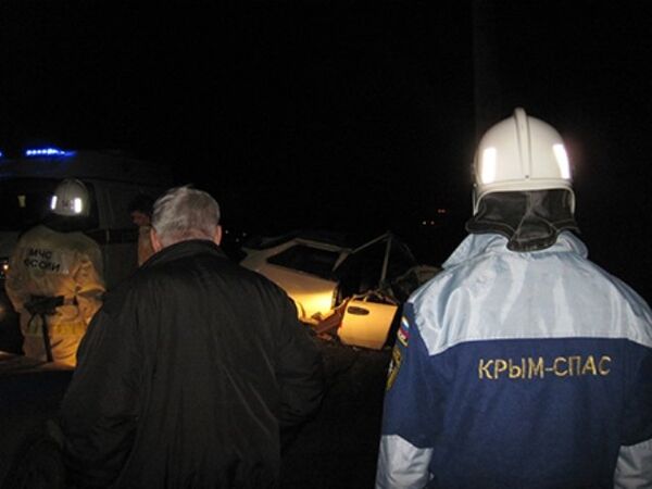 ДТП с участием четырех автомобилей в Белогорском районе ДТП с участием четырех автомобилей в Белогорском районе