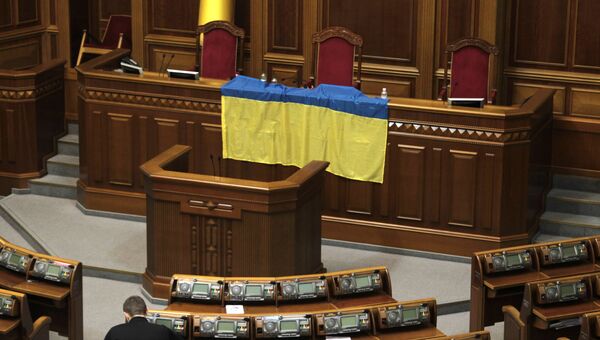 Зал Верховной рады Украины. Архивное фото
