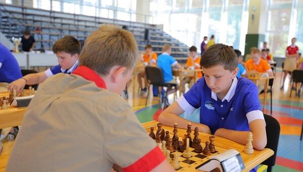 Шахматный турнир в МДЦ Артек, посвященный сегодняшнему Международному дню шахмат