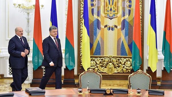 Встреча президентов Украины и Белоруссии Петра Порошенко и Александра Лукашенко в киеве