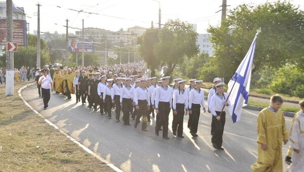 Крестный ход в Севастополе в рамках празднования Дня Крещения Руси
