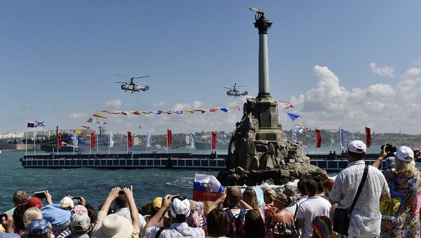 Парад кораблей и военно-спортивный праздник в честь Дня ВМФ России в Севастополе