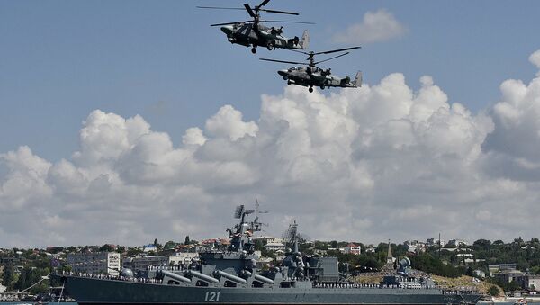 Захват пиратов на военно-спортивном празднике в честь Дня ВМФ России в Севастополе