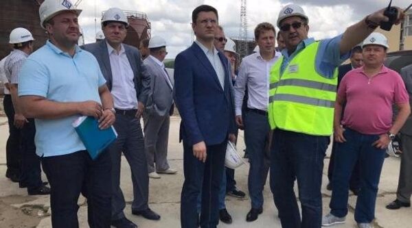 Министр энергетики РФ Александр Новак проверил ход строительства Севастопольской ТЭС