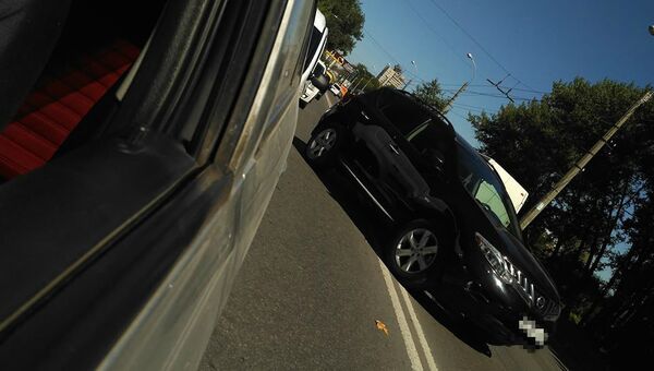 Фото очевидцев с места ДТП со скорой и Nissan Murano