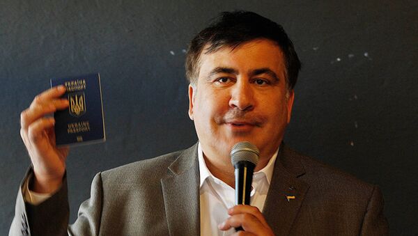 Михаил Саакашвили в Варшаве