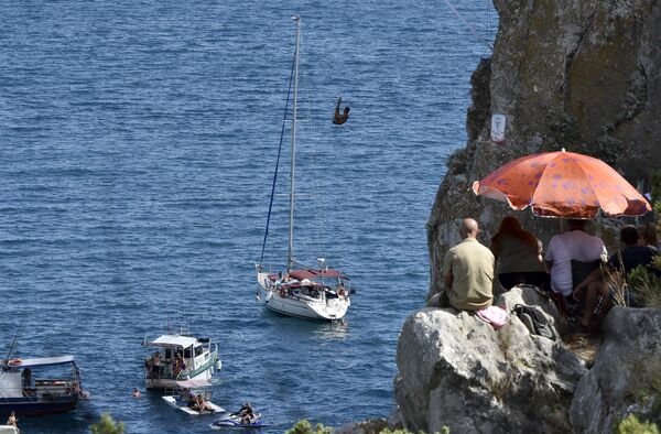 Соревнования Freerate Cliff Diving World Cup в Симеизе. 25 августа 2017 Соревнования Freerate Cliff Diving World Cup в Симеизе. 25 августа 2017