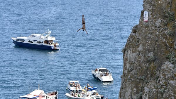 Соревнования Freerate Cliff Diving World Cup в Симеизе. 25 августа 2017