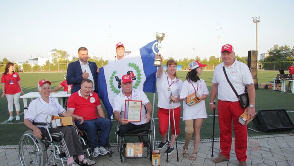 Участники Всероссийского физкультурно-спортивного фестиваля инвалидов Пара-Крым-2017 из Иркутска