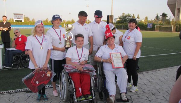 Участники Всероссийского физкультурно-спортивного фестиваля инвалидов Пара-Крым-2017 из Челябинска