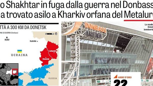 Итальянская газета Gazetta dello Sport указала крымский полуостров как территорию Российской Федерации